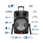 Zoook Rocker Thunder XXL Duet 70W Bluetooth Party Speaker with Dual Wireless Mic/USB - Image 2