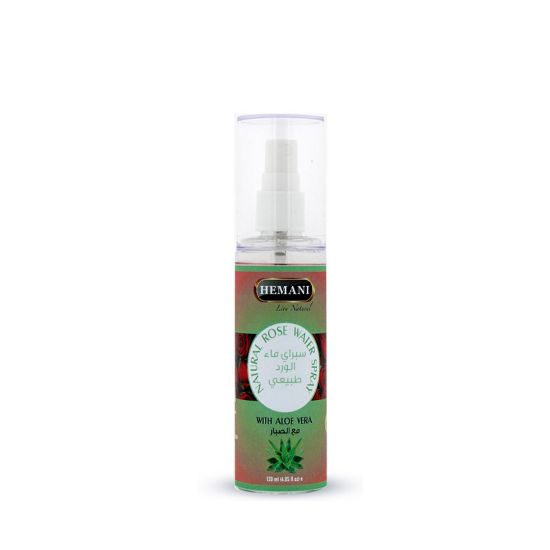 Hemani Rose Water With Aloe Vera Herbal Water Spray – 120ml