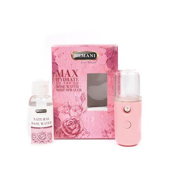 WB By Hemani Max Hydrate On-The-Go Rose Water + Mist Sprayer – 50ml