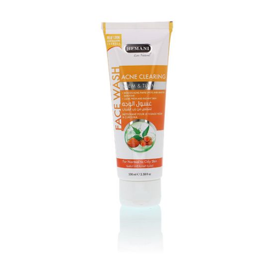 Hemani Acne Clearing Face Wash With Neem & Turmeric – 100ml