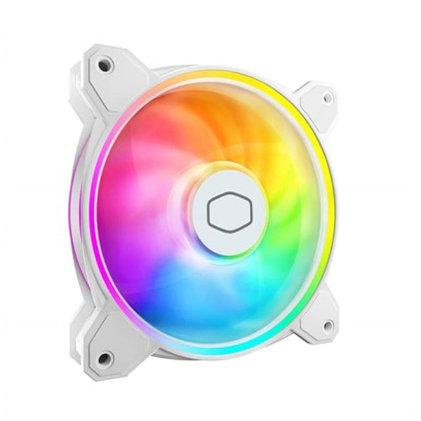 Cooler Master MasterFan MF120 Halo² ARGB 120mm Case Fan – White