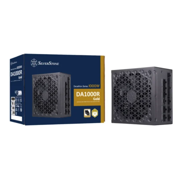 SilverStone SST-DA1000R-GM DA1000R Cybenetics Gold 1000W ATX 3.0 & PCIe 5.0 Fully Modular ATX Power Supply