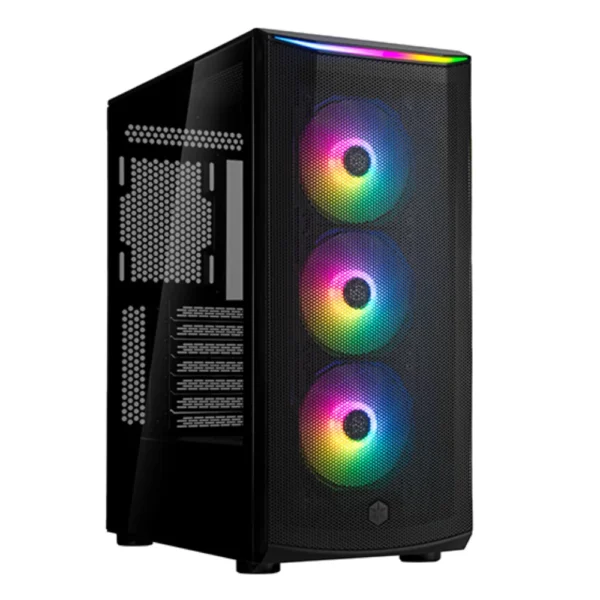 SilverStone SST-FA512Z-BG FARA 512Z High Airflow ATX Mid-tower Chassis With Dual Radiator Support And ARGB Lighting
