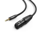 UGREEN 20244 3.5mm to XLR Male to XLR Female Microphone Cable (2 Meter)