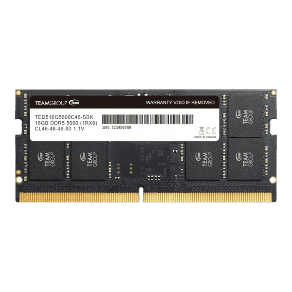 16 GB DDR5, 5600MHz Laptop RAM, TeamGroup