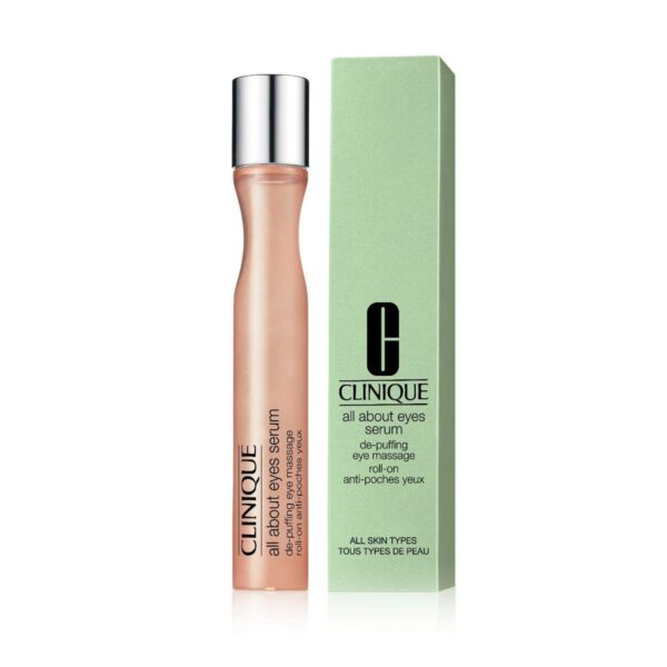 Clinique All About Eyes Serum De-puffing Eye Massage Roll-On
