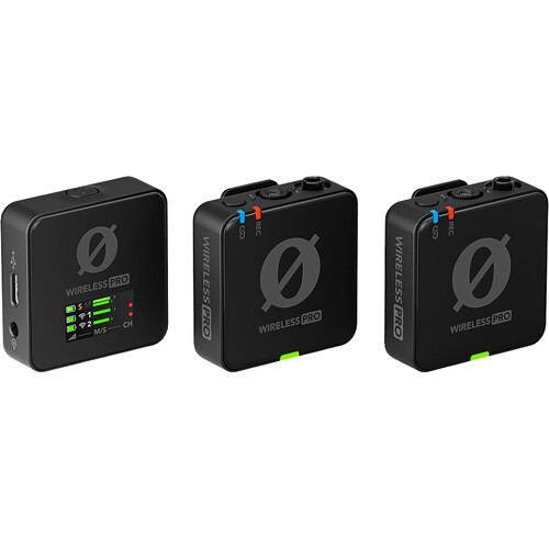 Rode Pro Wireless 2-Person Lavalier Set with Recording Capability