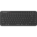 A4Tech Fstyler FBK36C AS Bluetooth and 2.4G Rechargeable Keyboard – Black