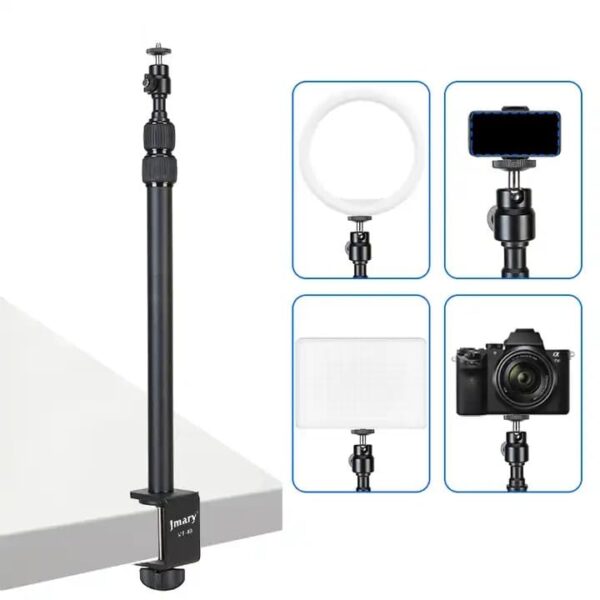 Jmary MT-49 Multi-Purpose Desk Stand: Mobile, Camera, Light Mount