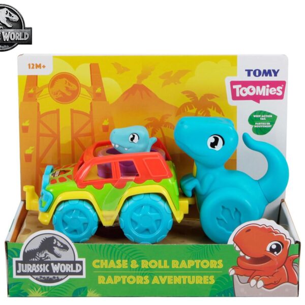 Toomies Jurassic World Chase & Roll Raptors