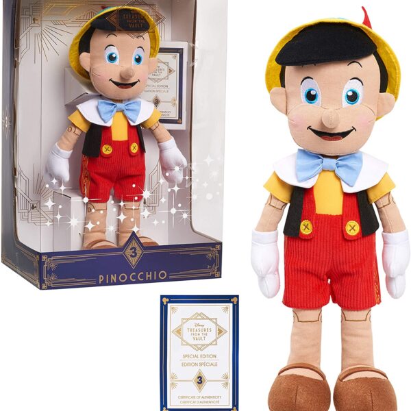 Disney Treasures from The Vault Limited Edition Pinocchio Plush