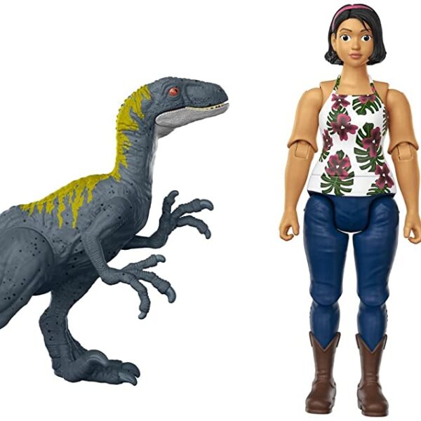 Jurassic World Human & Dino Pack Sammy & Velociraptor