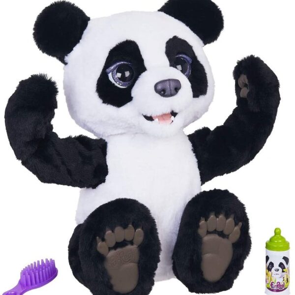 FurReal Plum The Curious Panda Bear Cub