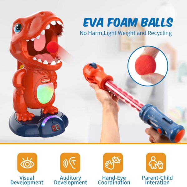 Movable Dinosaur Shooting Toy