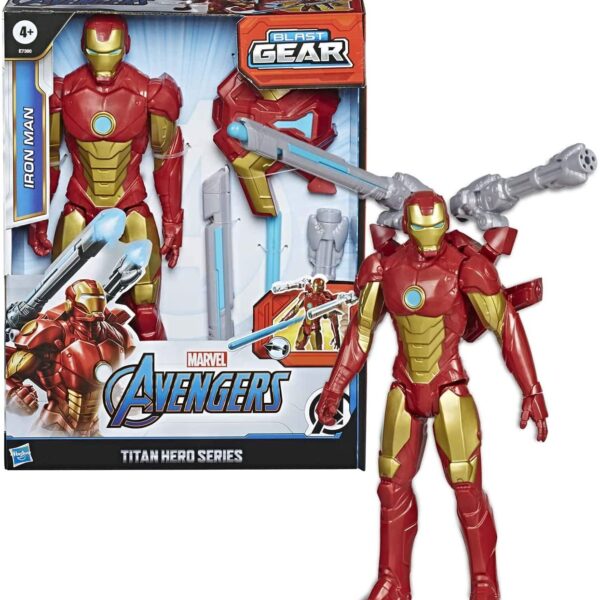 Avengers Marvel Titan Hero Series Blast Gear Iron Man Action Figure
