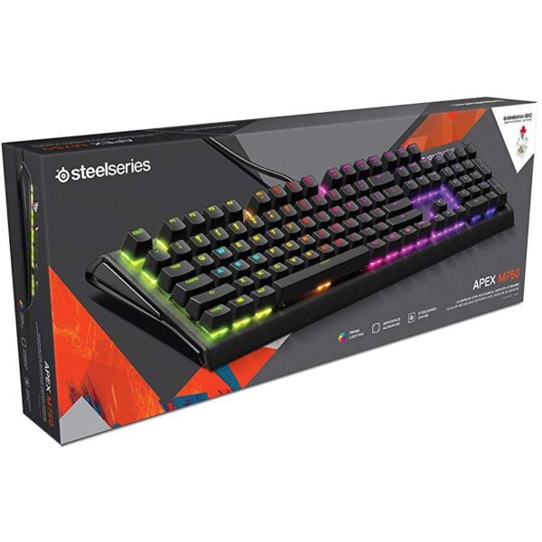 SteelSeries Apex M750 Aluminum Core Mechanical Esports Keyboard – 64677