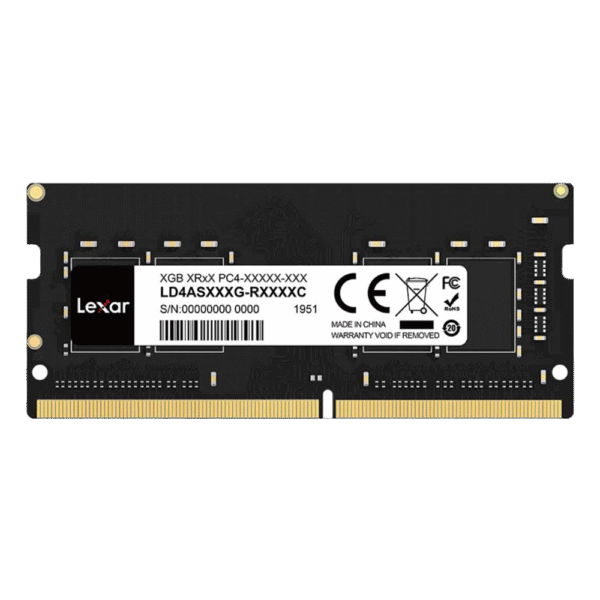 8 GB DDR4, 3200MHz SODIMM, Lexar