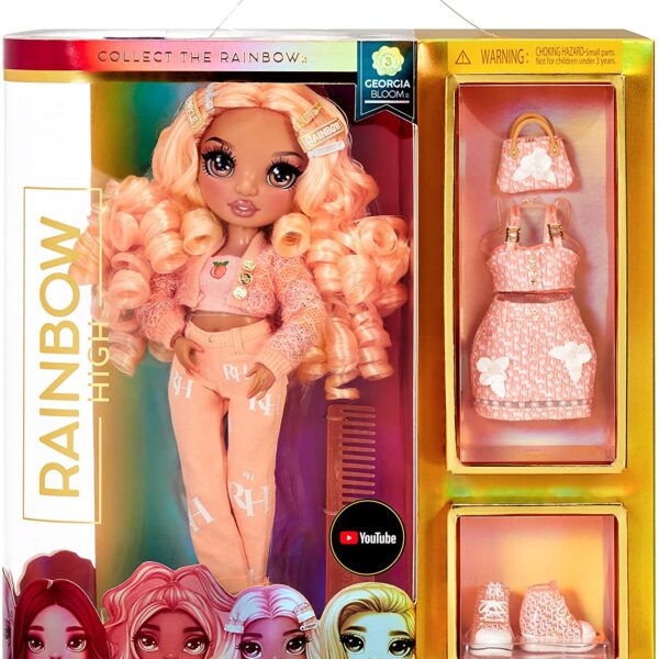 Rainbow High Series 3 Georgia Bloom Fashion Doll – Peach