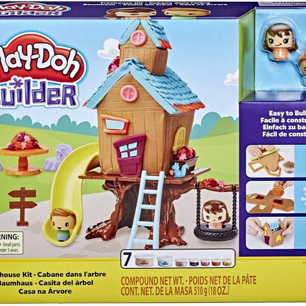 Play Doh Builder Treehouse Toy Building Kit