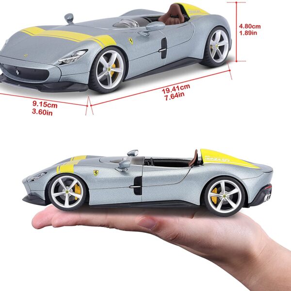 Bburago 1:24 R&P Ferrari Monza SP-1 – Grey