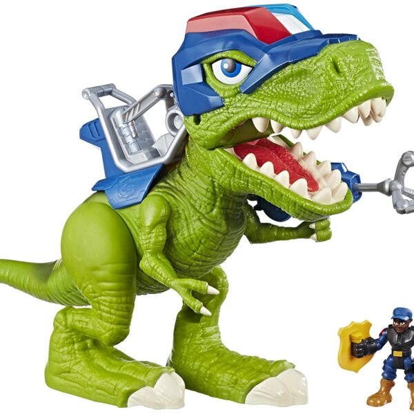 Playskool Heroes Chomp Squad Troopersaurus and Bobby Badge