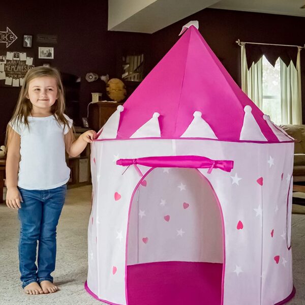 Princess Castle Play Tent With Glow In The Dark Stars