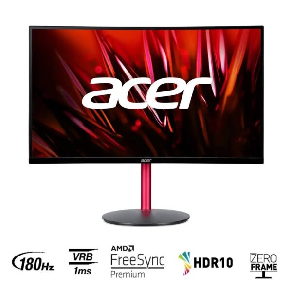 ACER Nitro XZ270 S3 27″ ZFHD Curved VA 1920×1080 180Hz Gaming Monitor