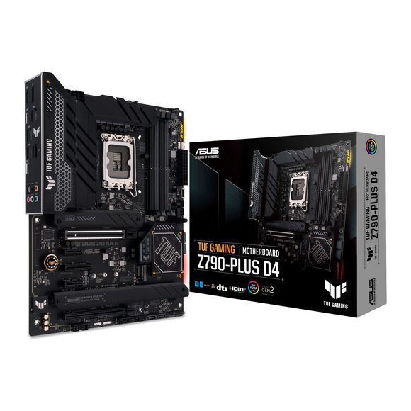 ASUS TUF GAMING Z790-PLUS D4 LGA 1700 (Intel 13th&12th Gen) ATX Gaming Motherboard