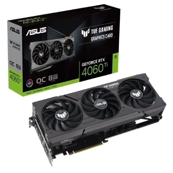 ASUS TUF Gaming GeForce RTX™ 4060 Ti 8GB GDDR6 OC Edition Gaming Graphics Card
