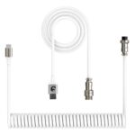 ATTACK SHARK  C01 Coiled Cable White