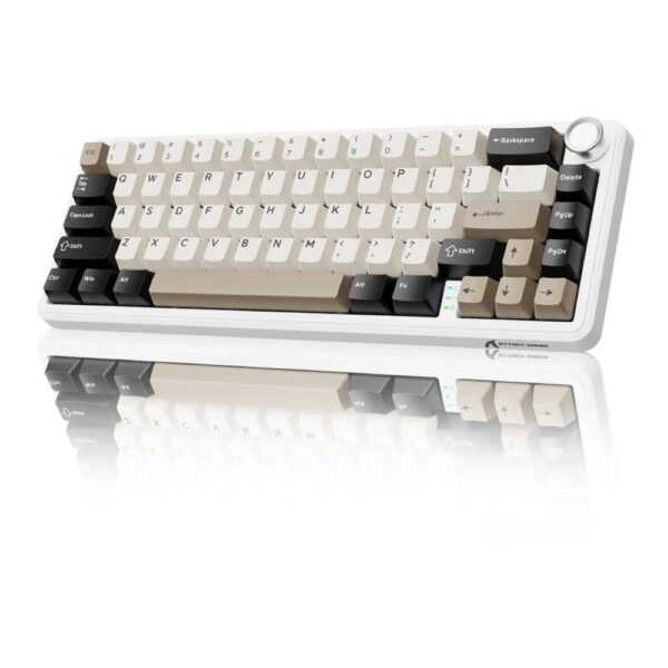 ATTACK SHARK X66 Wireless Gasket Mechanical Keyboard – Cheese white