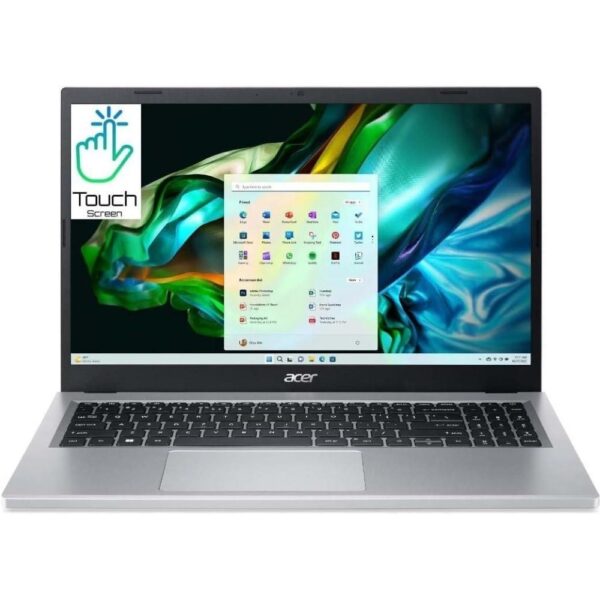 Acer Aspire 3 15 A315-24PT-R288 Laptop AMD Ryzen 5-7520U, 16GB LPDDR5, 1TB SSD, AMD Radeon Graphics, 15.6″ FHD IPS Touch Screen