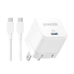 Anker Cube 20w Charger with Type-C to Type-C Cable White – B2149
