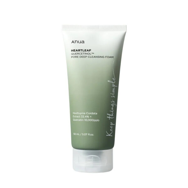 Anua Heartleaf Quercetinol Pore Deep Cleansing Foam – 150ml