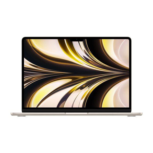 Apple MacBook Air MLY13 M2 Chip 8-core CPU 8GB 256GB SSD 13.6″ IPS Retina LED Display  Backlit Magic Keyboard Touch-ID And Force Touch TrackPad Starlight