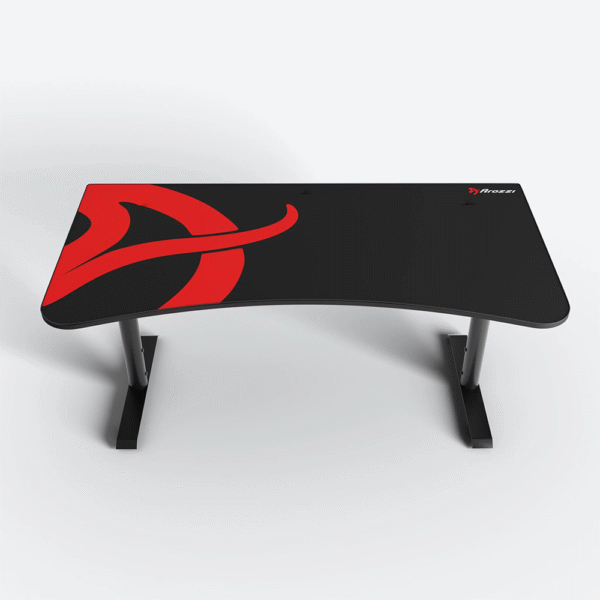 Arozzi Arena Black and Red Gaming Desk