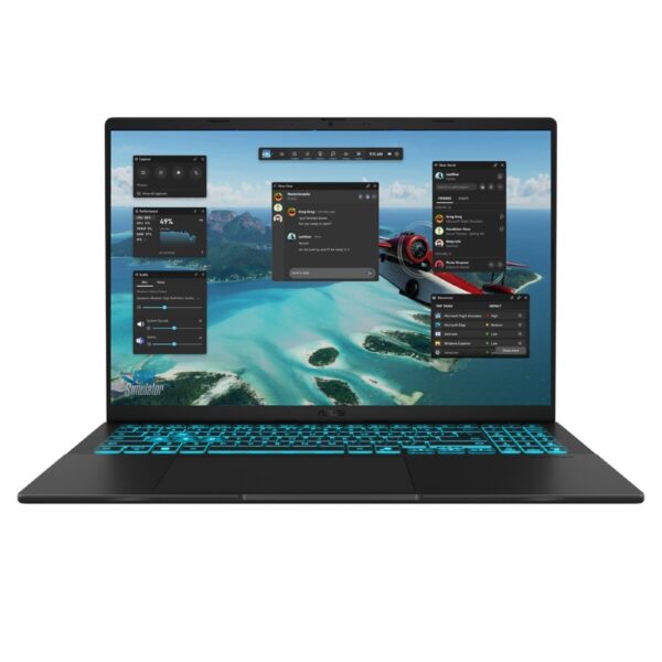 Asus Vivobook 16 V3607VU-RP118 Intel Core 7 240H 16GB D5 1TB SSD 16.0″ WUXGA NVIDIA RTX 4050 6GB Graphics Backlit KB Dos Matte Black