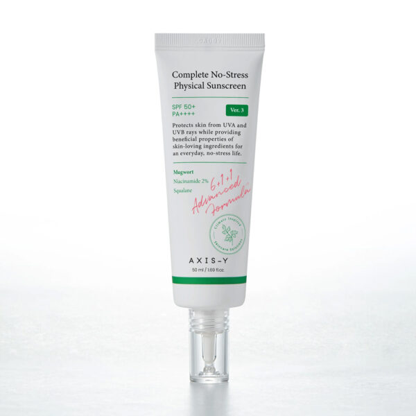 Axis-Y – Complete No-stress Physical Sunscreen V.3 – 50ml