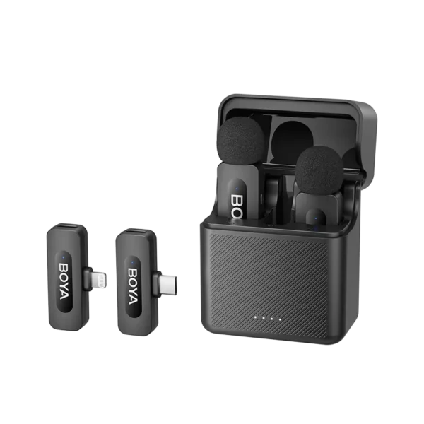 Boya BY-V3-COMBO 2.4 GHz Dual-Channel Wireless Microphone