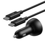 Baseus 152.5W Multi-Port Fast Charge C+C+U Car Charger Cluster Black