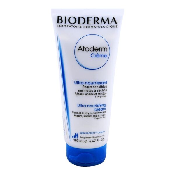 Bioderma Atoderm Ultra-Nourishing Fragrance Free Cream, Normal To Dry Skin, 200ml
