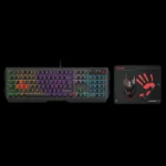 Bloody B1700 Neon Gaming Keyboard Mouse Mousepad Combo