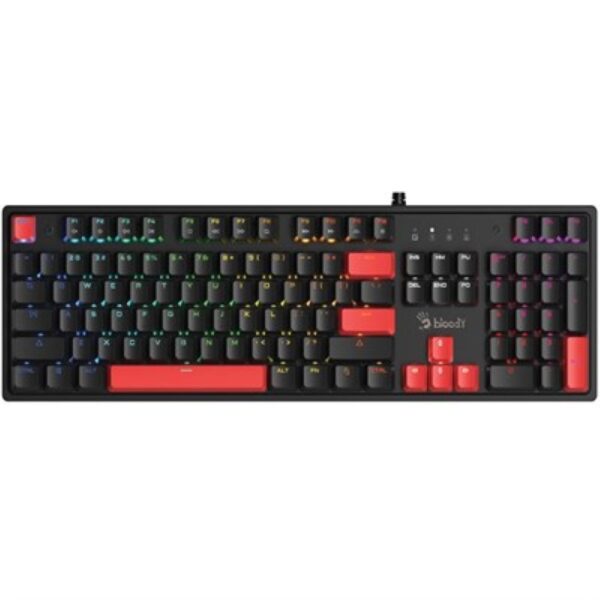 Bloody S520N Bloody Mechanical Switch RGB Gaming Keyboard | Fire Black – BLMS Red Plus Mechanical Switch