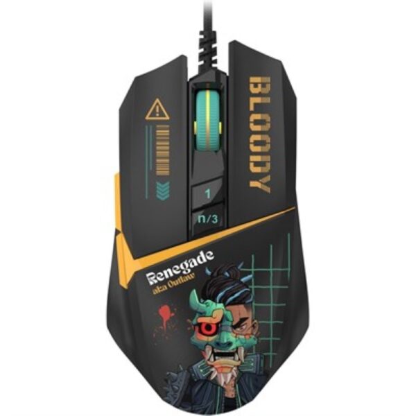 Bloody W63 Max Renegade RGB Gaming Mouse – Midnight