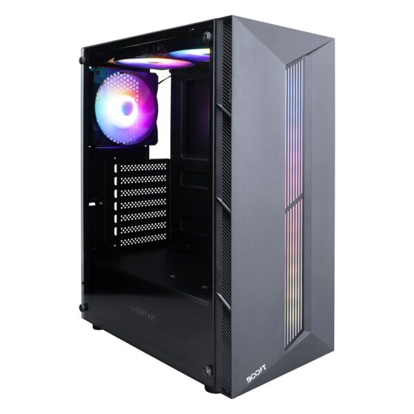 Boost Cheetah With 3 ARGB Fans Gaming Case