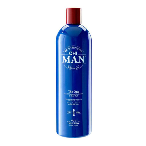 CHI Man The One 3-in-1 Shampoo Conditioner & Body Wash – 739ml