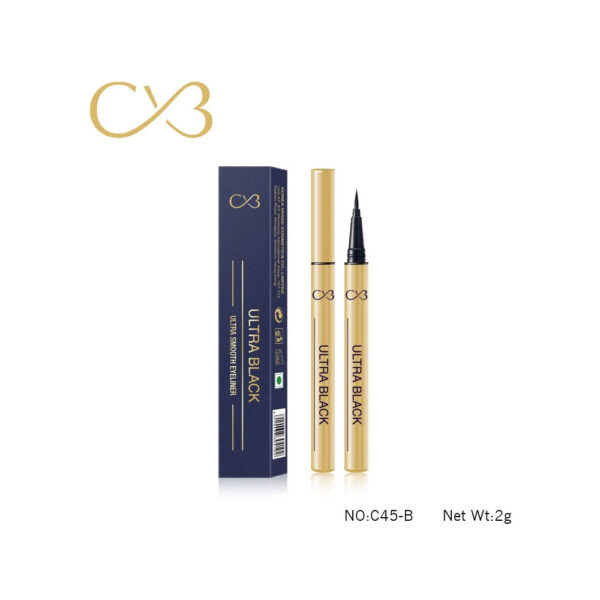 CVB Paris Ultra Black Eyeliner Smooth Eyeliner, Waterproof Eyeliner – 2g