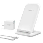 Choetech 15W Fast Wireless Charger Stand with Wall Charger US + 1.2m Cable – T555-F