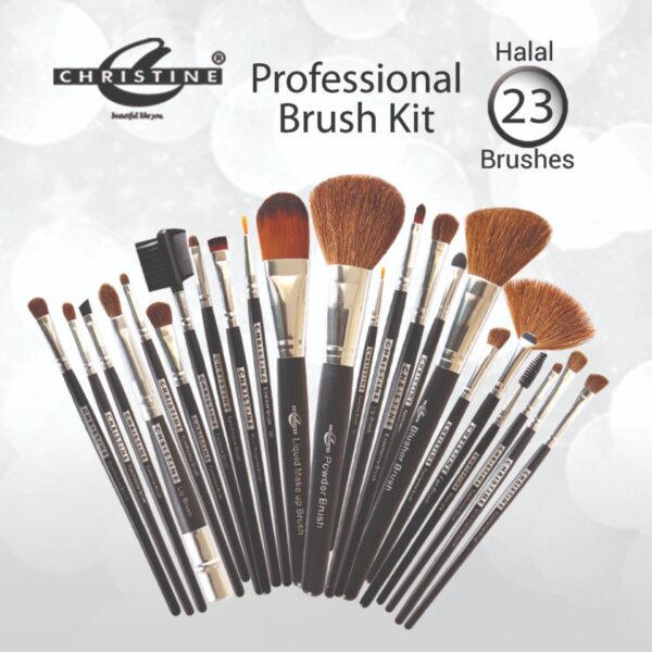 Christine Large Brush Kit Set – 23 Pieces