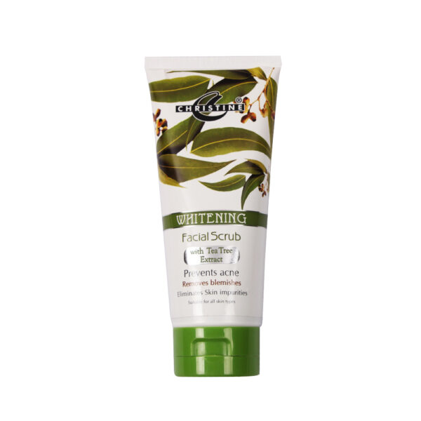 Christine Whitening Scrub Tube Tea Tree Extracts